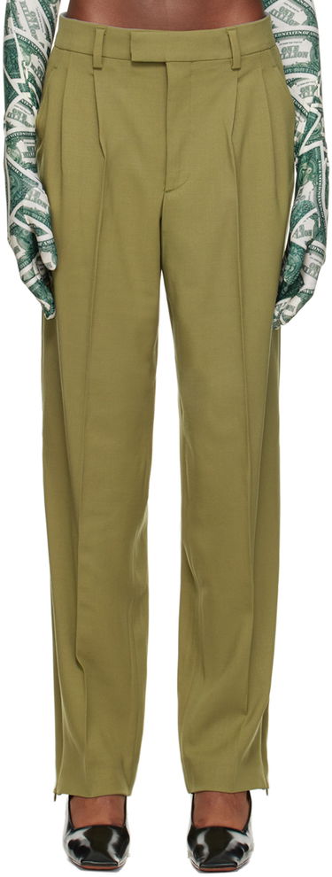 Bukser VETEMENTS Two-Pleat Trousers Grøn | VL14PA220K, 0