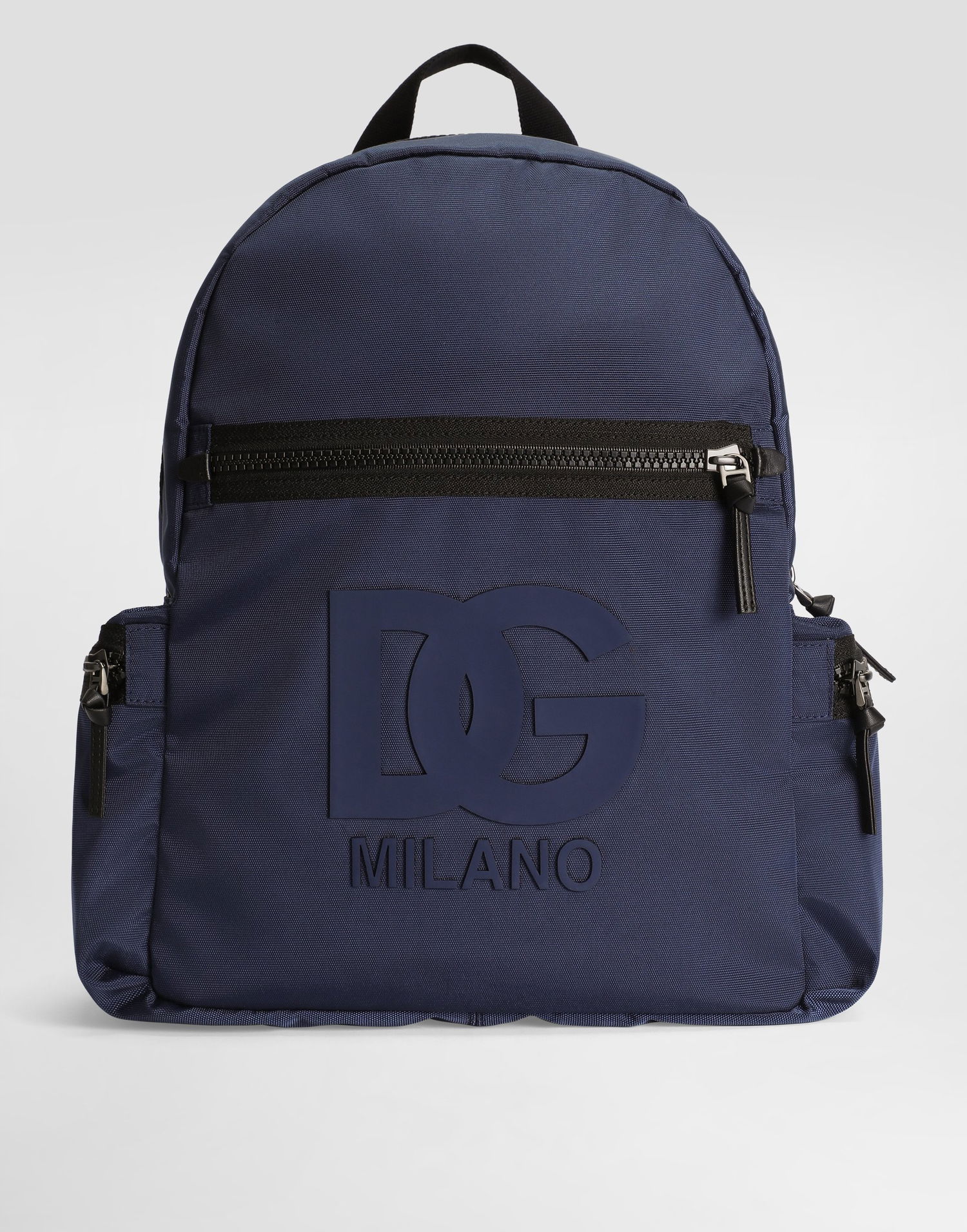 Rygsæk Dolce & Gabbana Nylon Backpack With Dg Rubber Patch Mørkeblå | EM0084AU92780651, 0