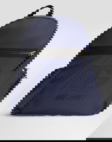 Rygsæk Dolce & Gabbana Nylon Backpack With Dg Rubber Patch Mørkeblå | EM0084AU92780651, 0