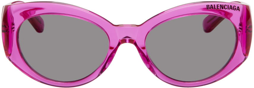 Solbriller Balenciaga Transparent Sunglasses Lyserød | BB0267S-004, 0
