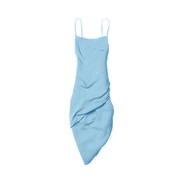Kjole Jacquemus La Robe Saudade Longue Dress Blå | 213DR106 1061 320, 0