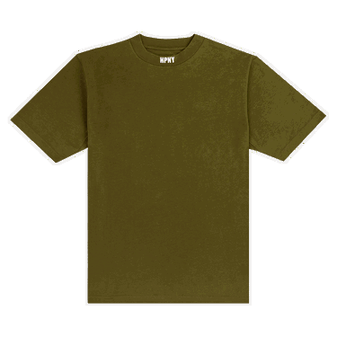 T-shirt HERON PRESTON HPNY EMB SS Tee Grøn | HMAA034S23JER0015501, 0