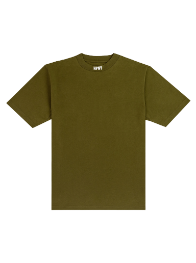 T-shirt HERON PRESTON HPNY EMB SS Tee Grøn | HMAA034S23JER0015501