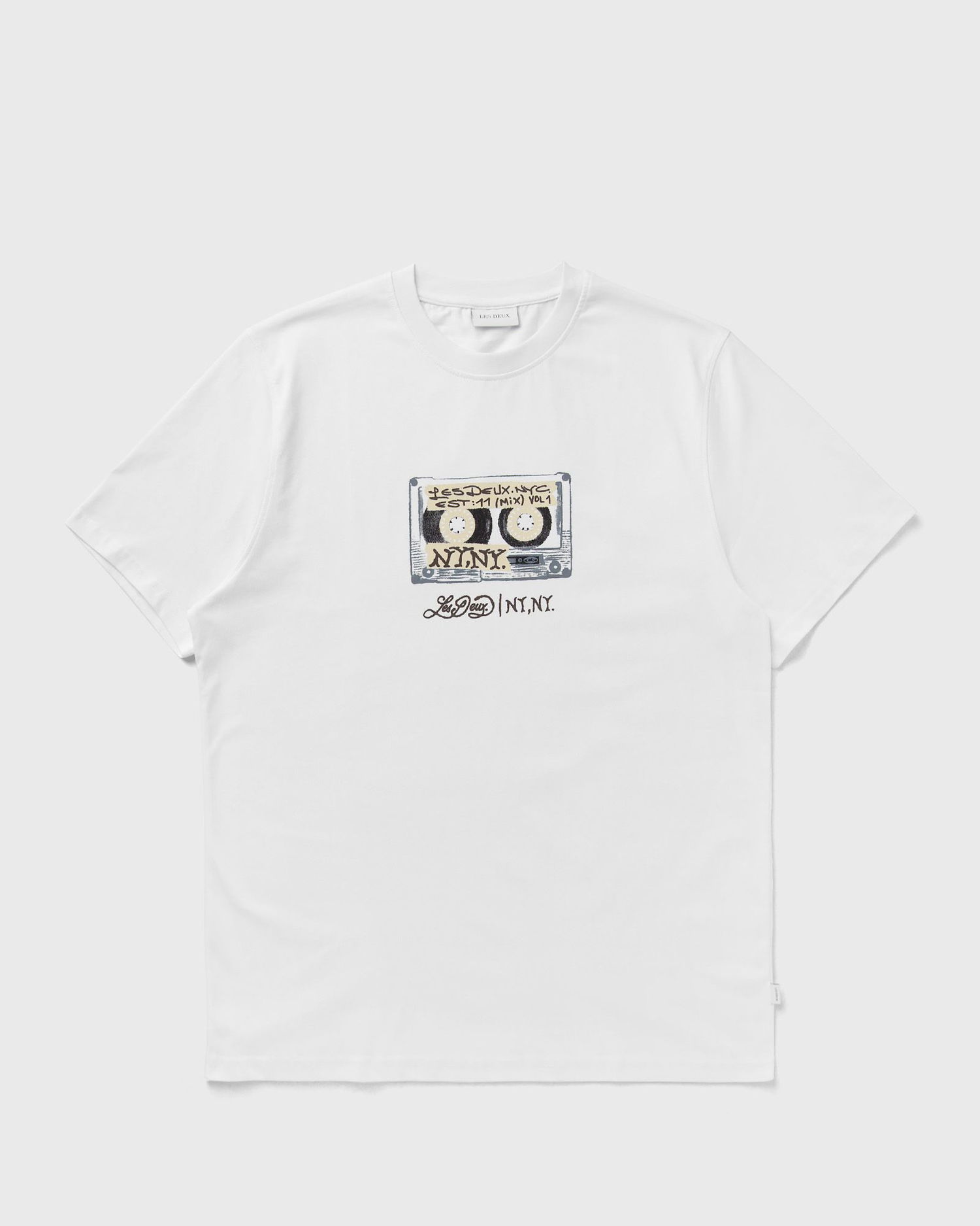 T-shirt Les Deux Mix Tape Graphic T-Shirt Hvid | 1000737-201, 0