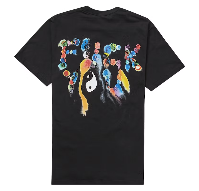 T-shirt Supreme Yin Yang Tee Sort | FW23T53 BLACK, 1