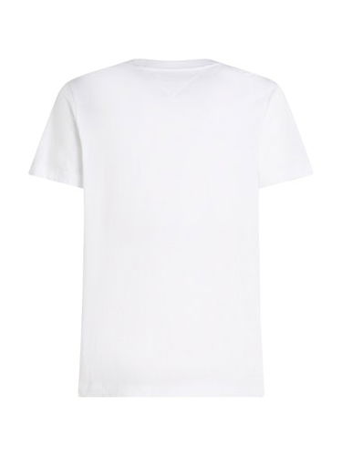 T-shirt Tommy Hilfiger Short Sleeve T-Shirt Hvid | MW0MW37267YBR, 4