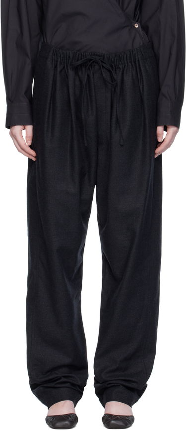 Bukser LEMAIRE Drawstring Trousers Sort | PA1222 LF1158, 0