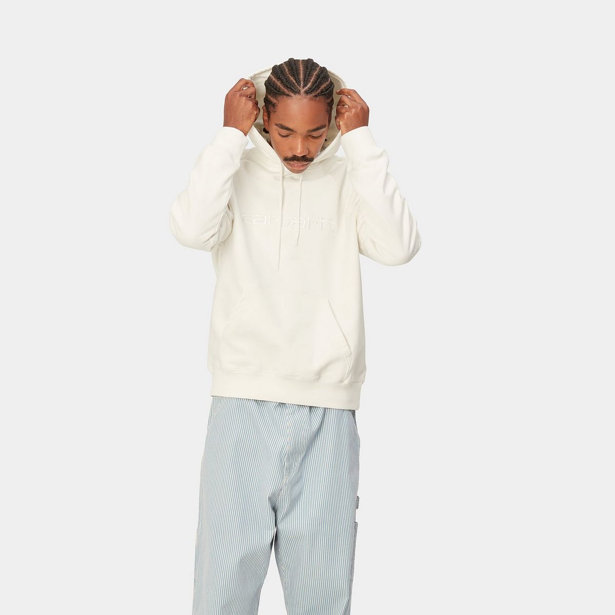 Sweatshirt Carhartt WIP Hooded Duster Sweat "Wax garment dyed" Beige | I030145_D6_GD, 0