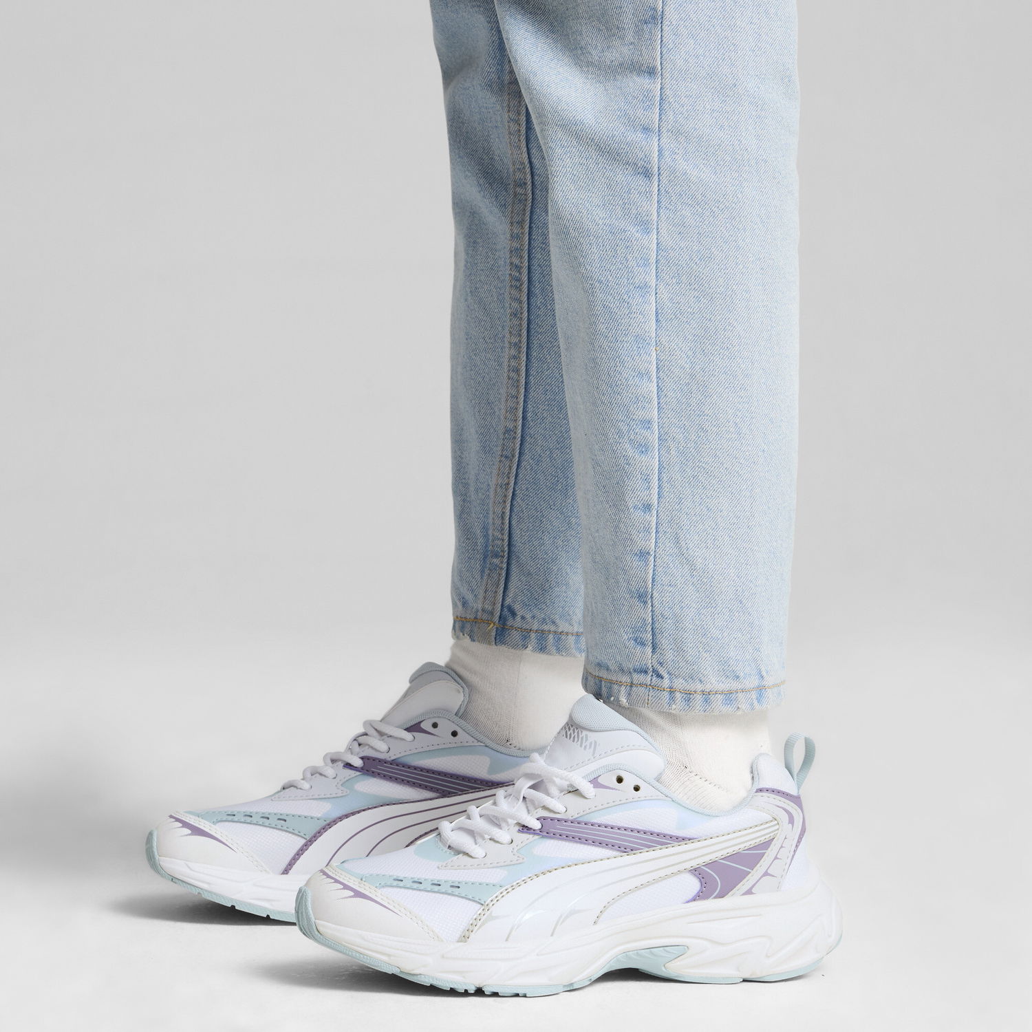 Sneakers og sko Puma PUMA Morphic Futro-Glam Hvid | 397768_01, 1