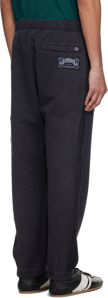 Joggingbukser AAPE by A Bathing Ape AAPE by A Bathing Ape 'AAPE' Main Sweatpants Sort | AAPPTMB684XXNBKL, 2
