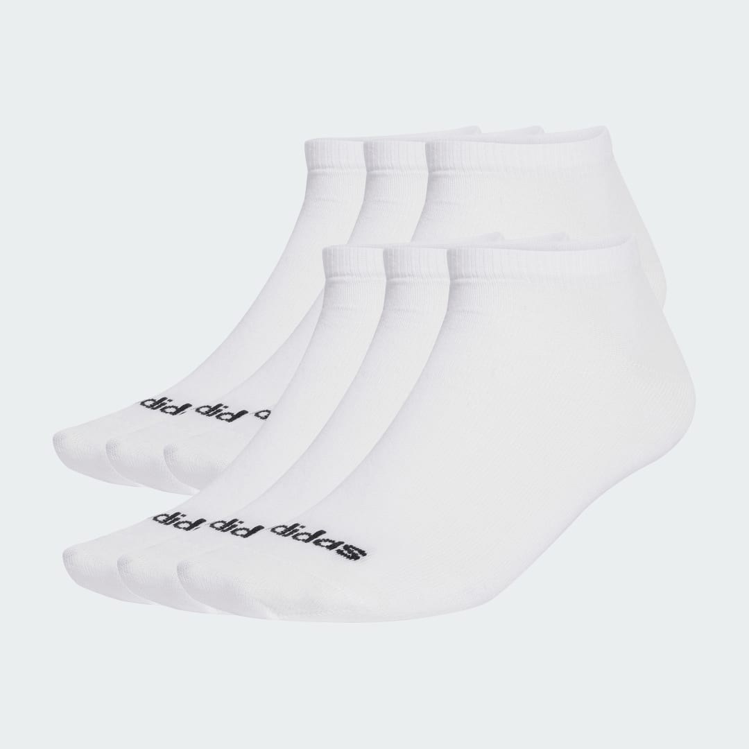 Sokker adidas Performance Linear Crew Socks 6 Pairs Hvid | JL6096, 0