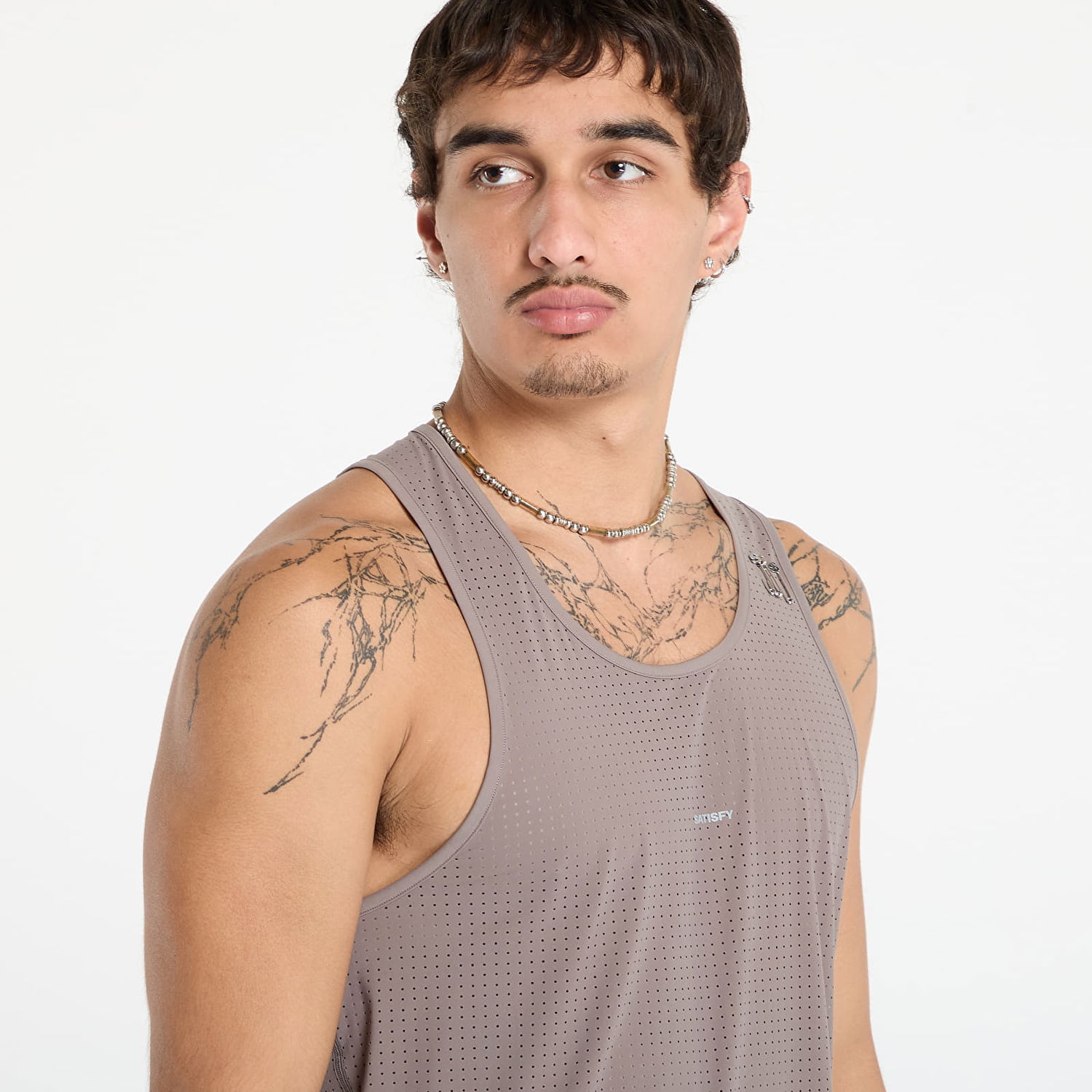 Tanktop Satisfy Satisfy Space-O Singlet Grå | 11004-91001, 1