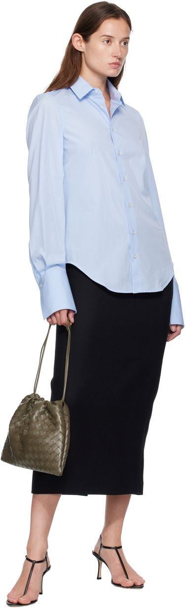 Skjorte WARDROBE.NYC WARDROBE.NYC Classic Shirt Blå | W1135F25CO, 3