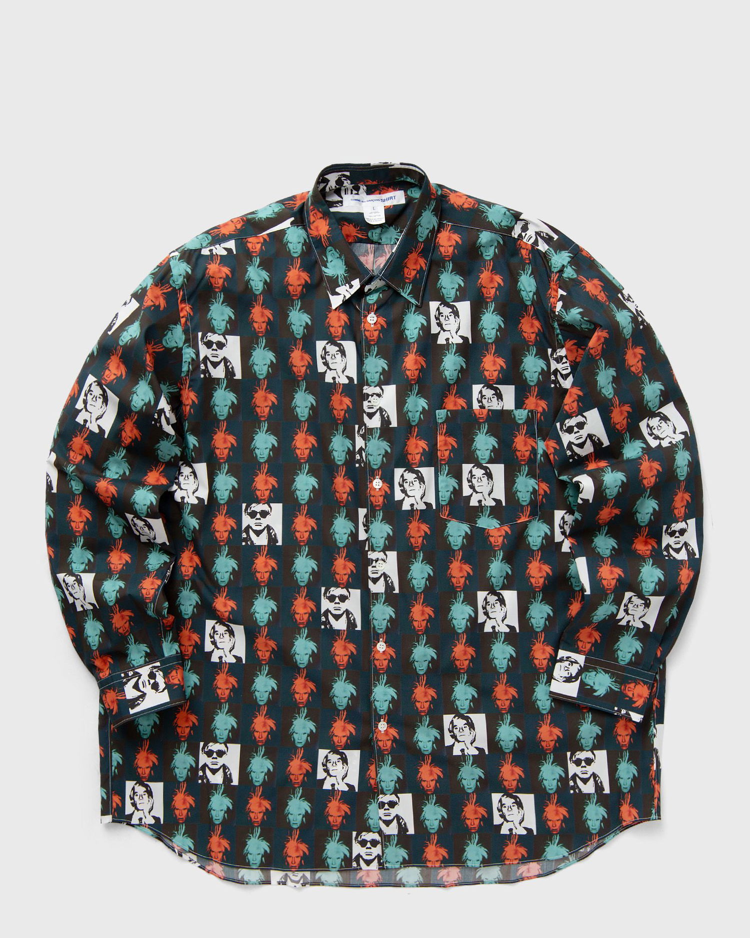 Skjorte Comme des Garçons Warhol Print Button-Down Shirt Flerfarvet | FM-B001-S24-1, 1