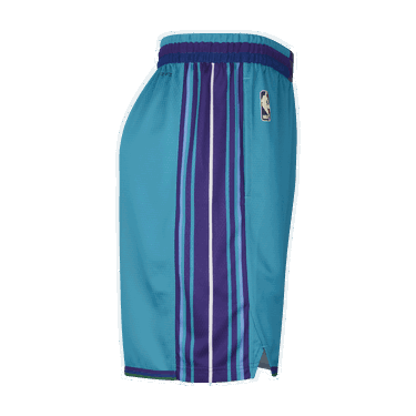 Shorts Nike Dri-FIT NBA Swingman Charlotte Hornets Hardwood Classics 2023/24 - Modrá Turkis | DX8723-415, 2