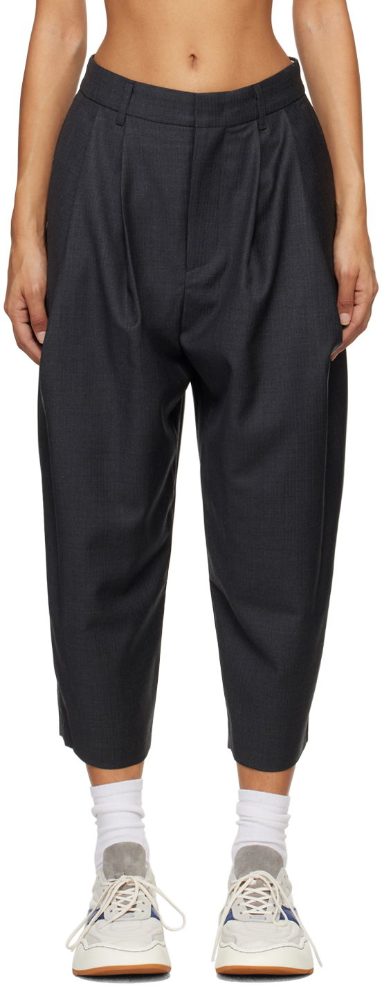 Bukser ADER ERROR Tapered Slacks Sort | BM42FYSA0101GR