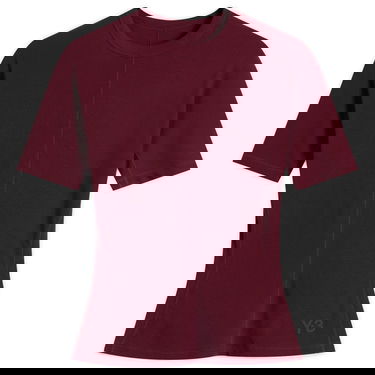 T-shirt Y-3 Y-3 Fitted Tee, Size X-Small Bourgogne | JZ7427, 0