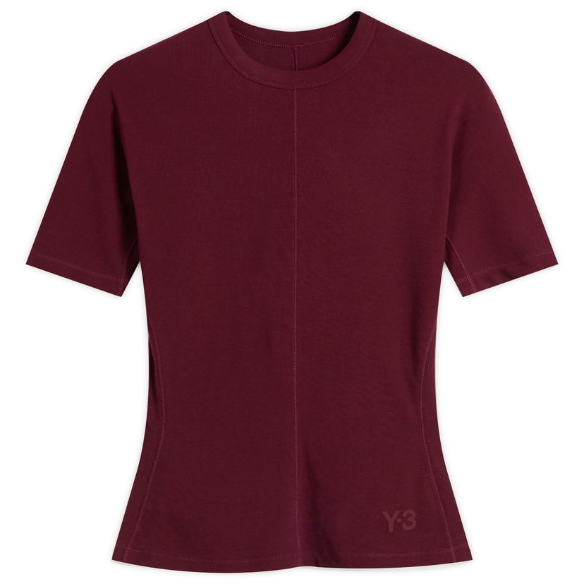 T-shirt Y-3 Y-3 Fitted Tee, Size X-Small Bourgogne | JZ7427