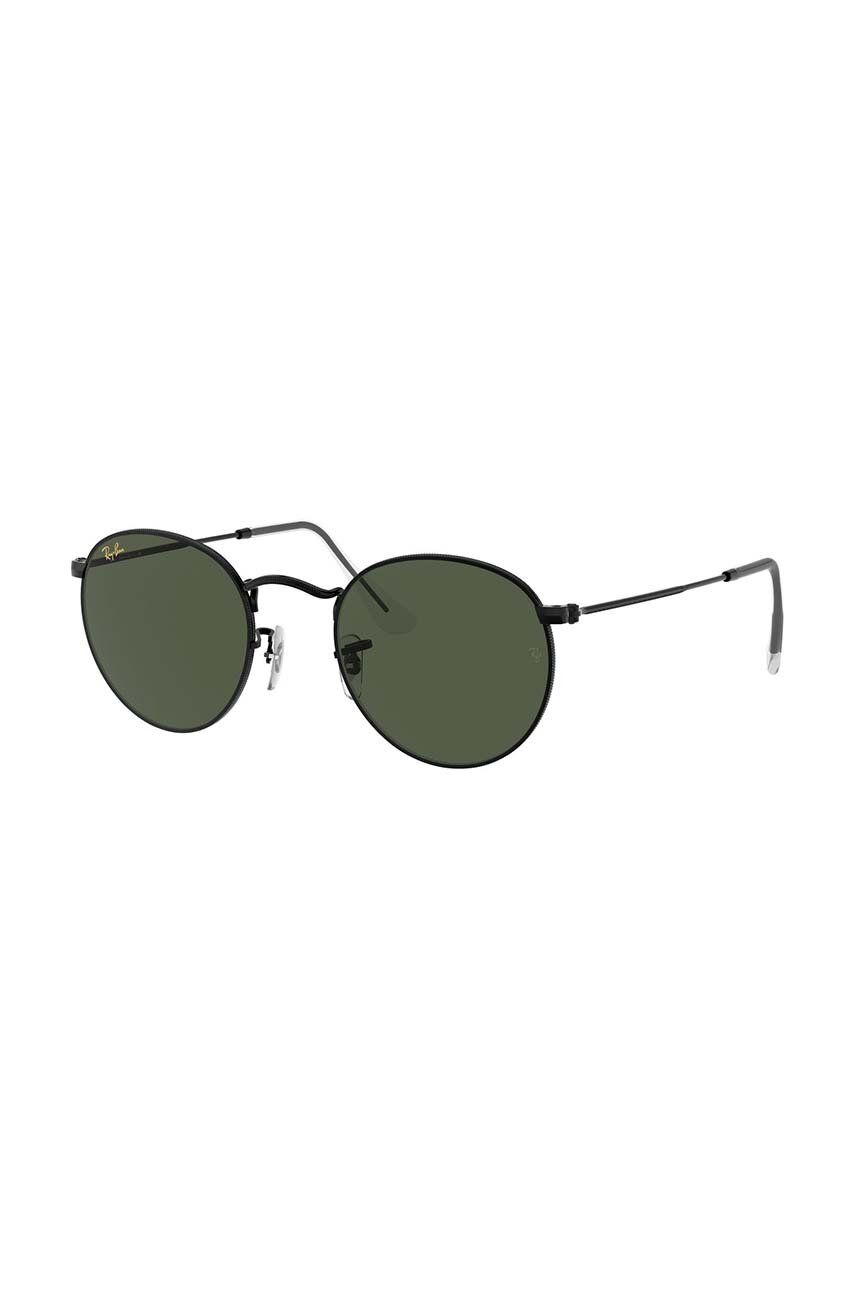 Solbriller Ray-Ban Round Metal Sunglasses Sort | 0RB3447, 0