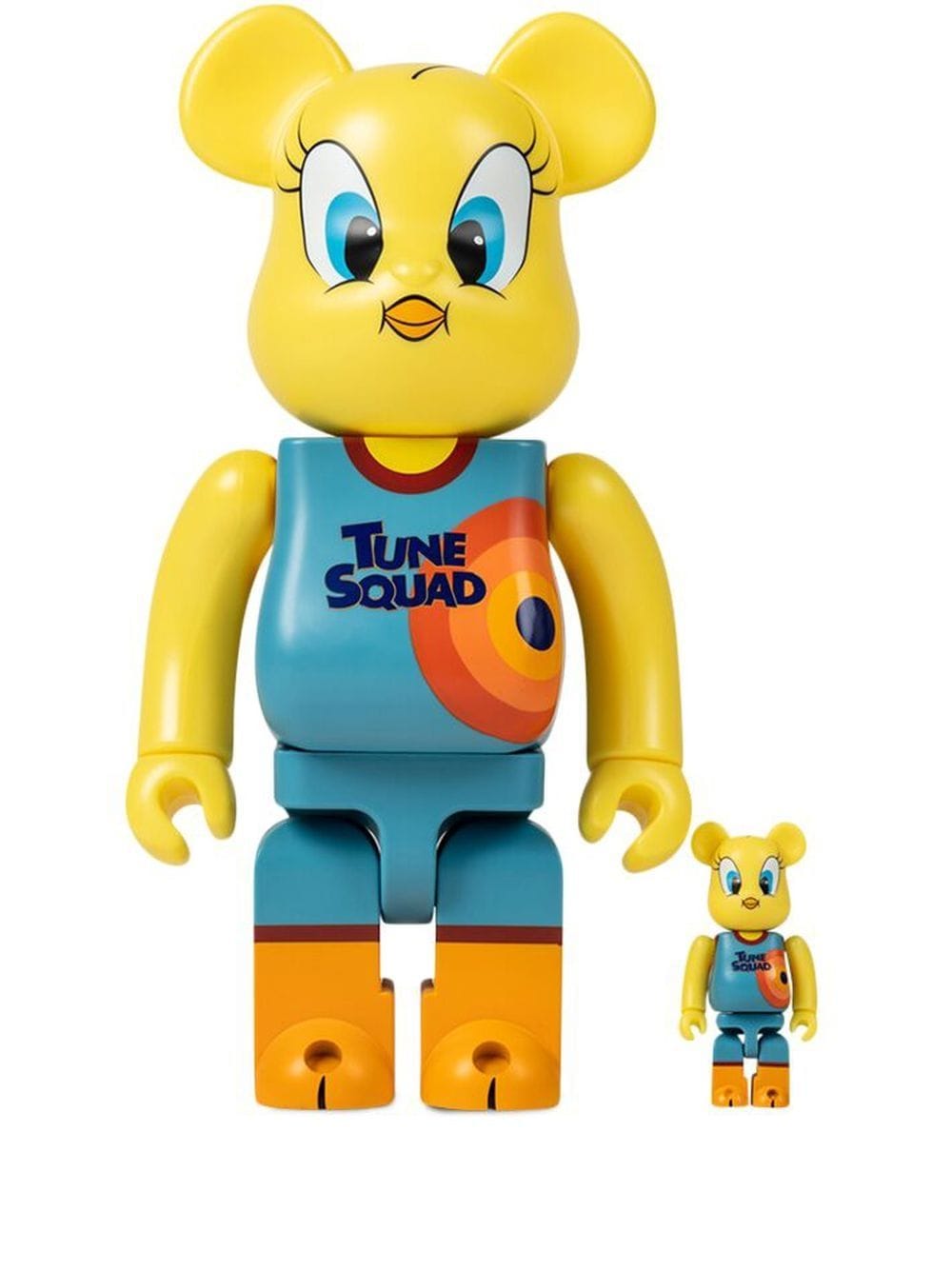Collectible Medicom Toy x Space Jam A New Legacy Tweety BE@RBRICK figure set - Yellow Gul | MEDI009019525263, 0