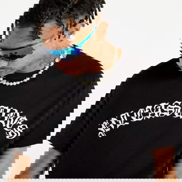 T-shirt Pleasures Old E Logo T-Shirt Sort | P23SP063 BLACK, 3