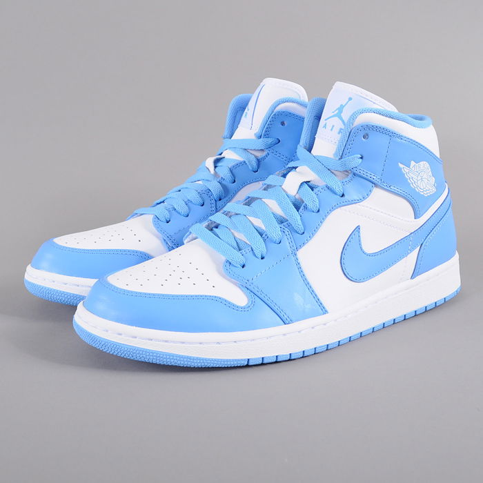 Sneakers og sko Jordan Air Jordan 1 Mid "UNC" Blå | 554724-106, 1