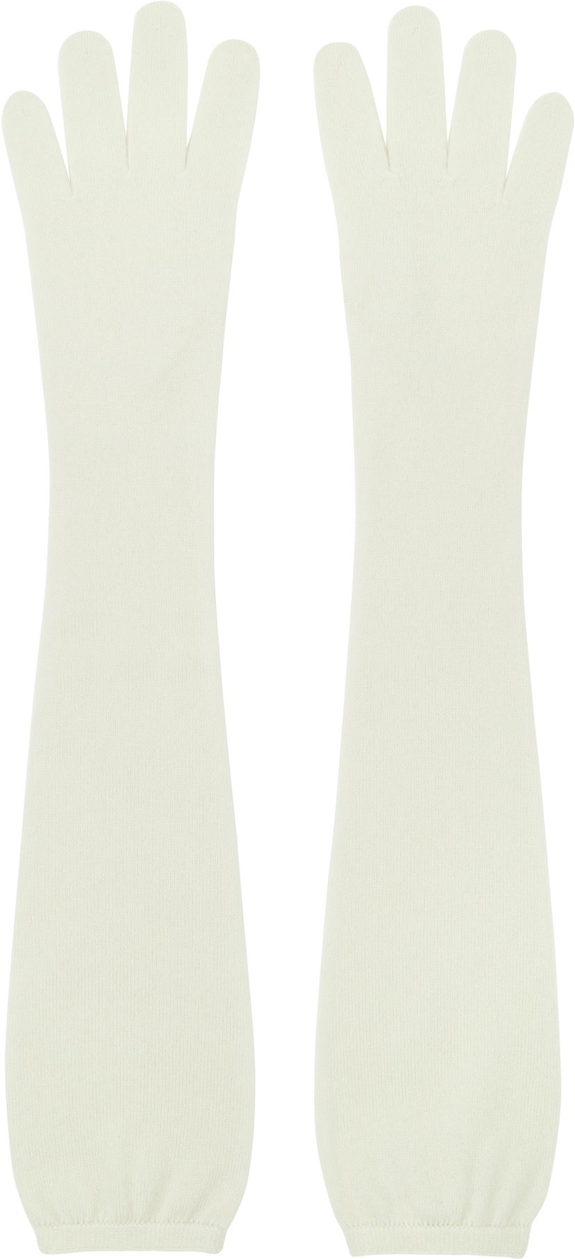 Handsker The Row Ivot Knit Gloves Hvid | 8564-Y556