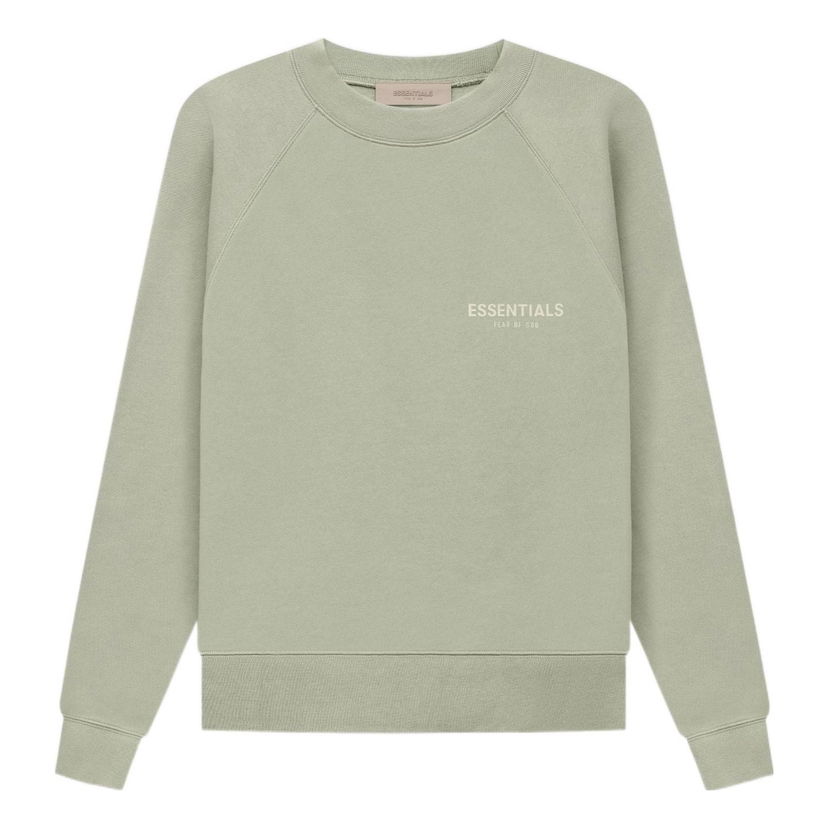 Sweatshirt Fear of God Essentials Crewneck Sweatshirt Grøn | FOG-SS22-107