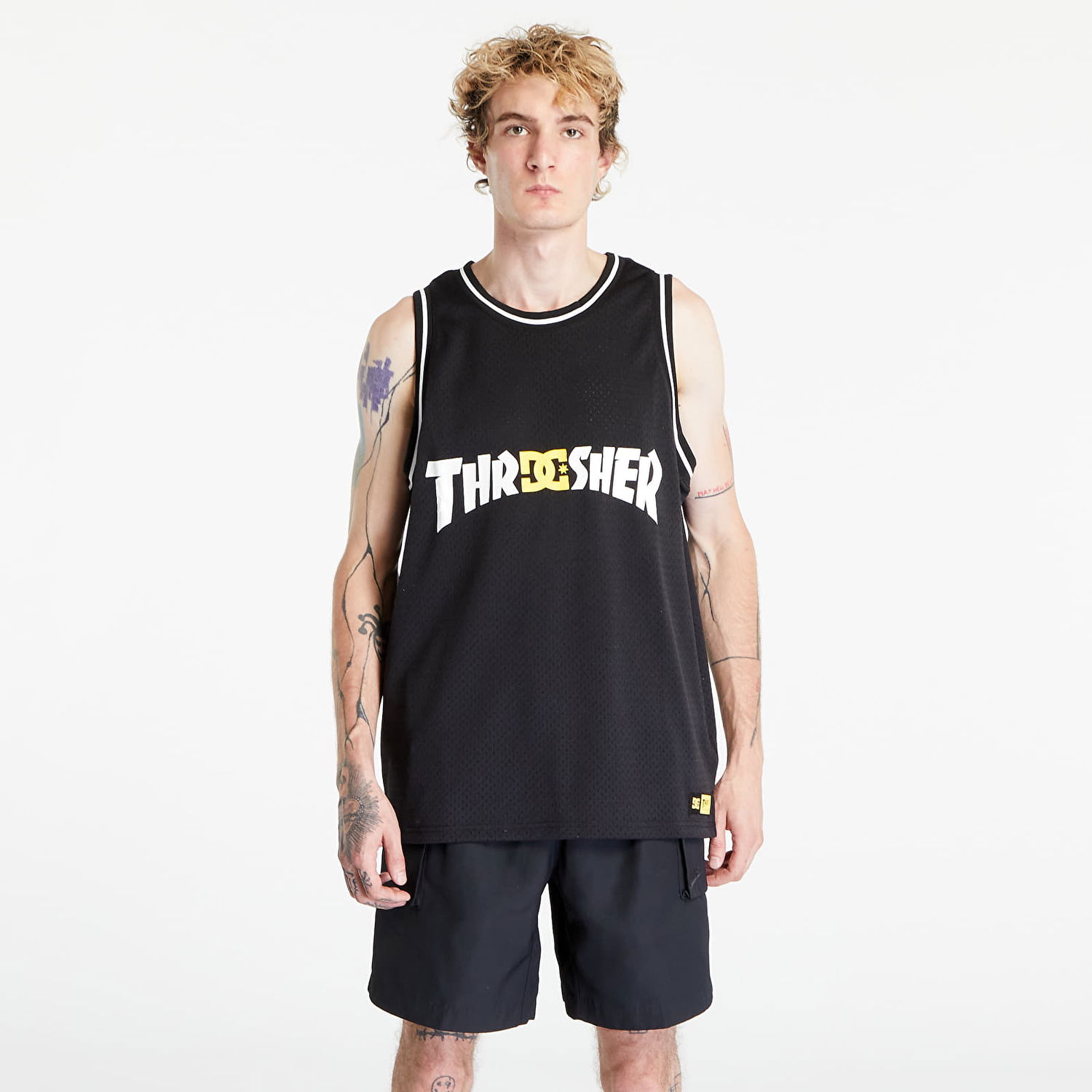 Jersey Thrasher DC x Jersey Tank Top Sort | ADYKT03224-KVJ0, 0