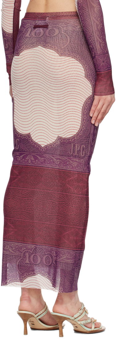 Nederdel Jean Paul Gaultier Gaultier 'The Cartouche' Maxi Skirt Bourgogne | 24/25-F-JU142-T515-300128, 2