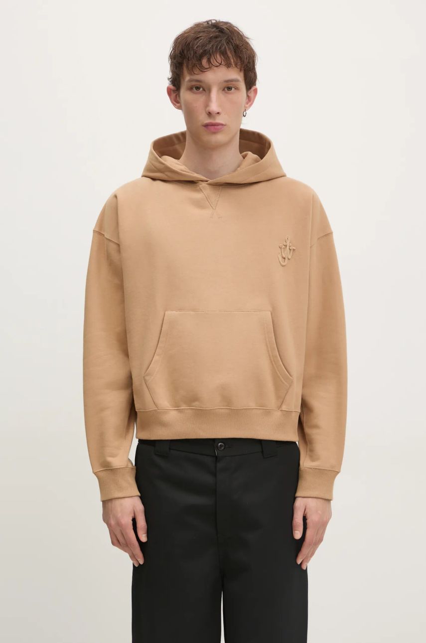 Sweatshirt JW Anderson JW Anderson Anchor Logo Hoodie Brun | JW0183.PG1631.132, 0