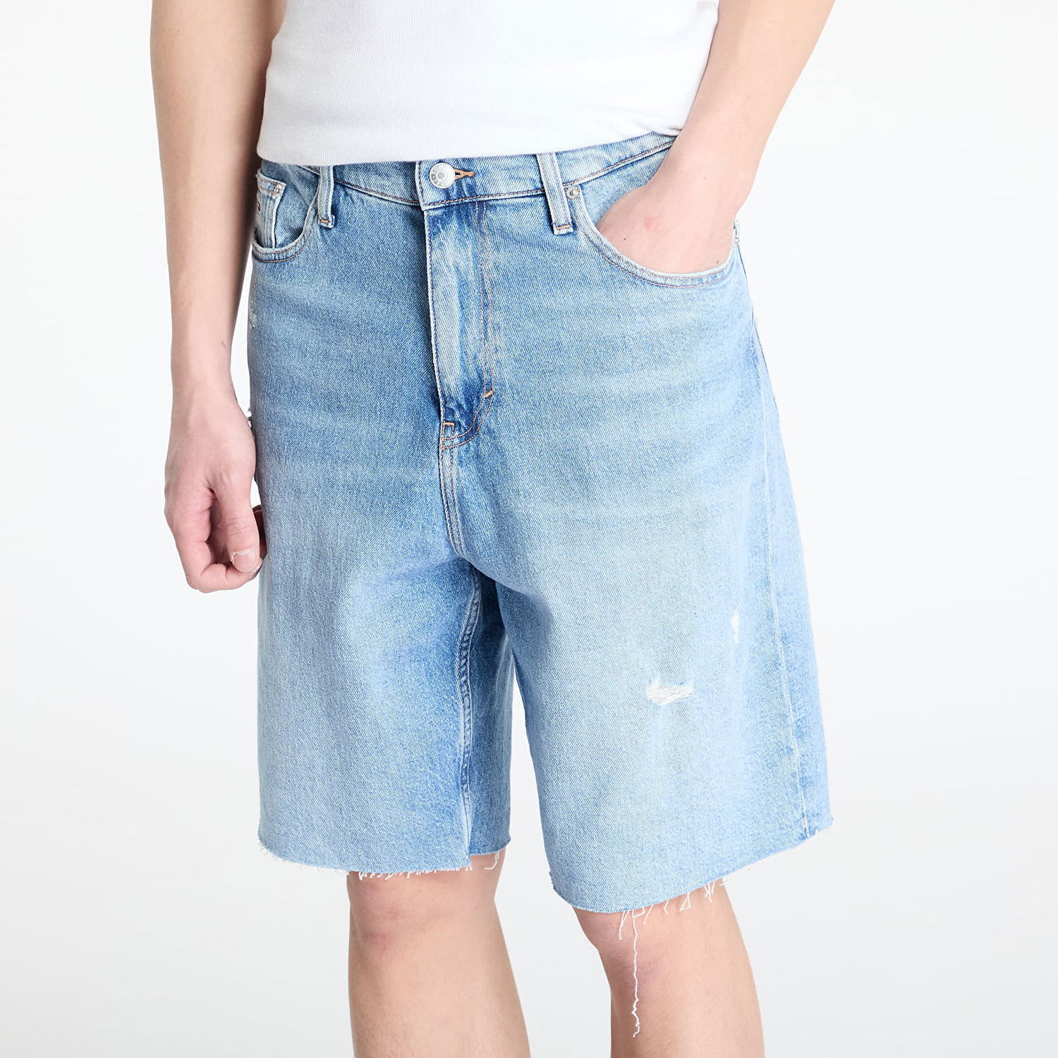 Shorts Tommy Hilfiger Tommy Jeans Isaac Relaxed Denim Shorts Blå | DM0DM20957 1AB, 1