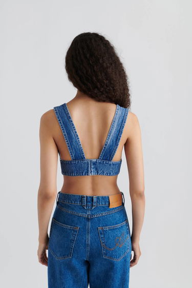 Crop top AXEL ARIGATO Jules Denim Top Blå | A0903004, 3