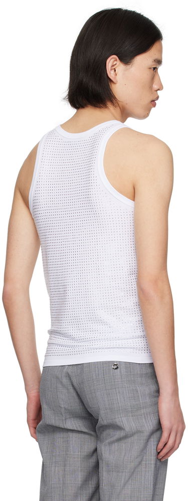 Tanktop Coperni Coperni Appliqué Tank Top Hvid | COPJS12855MEN, 2