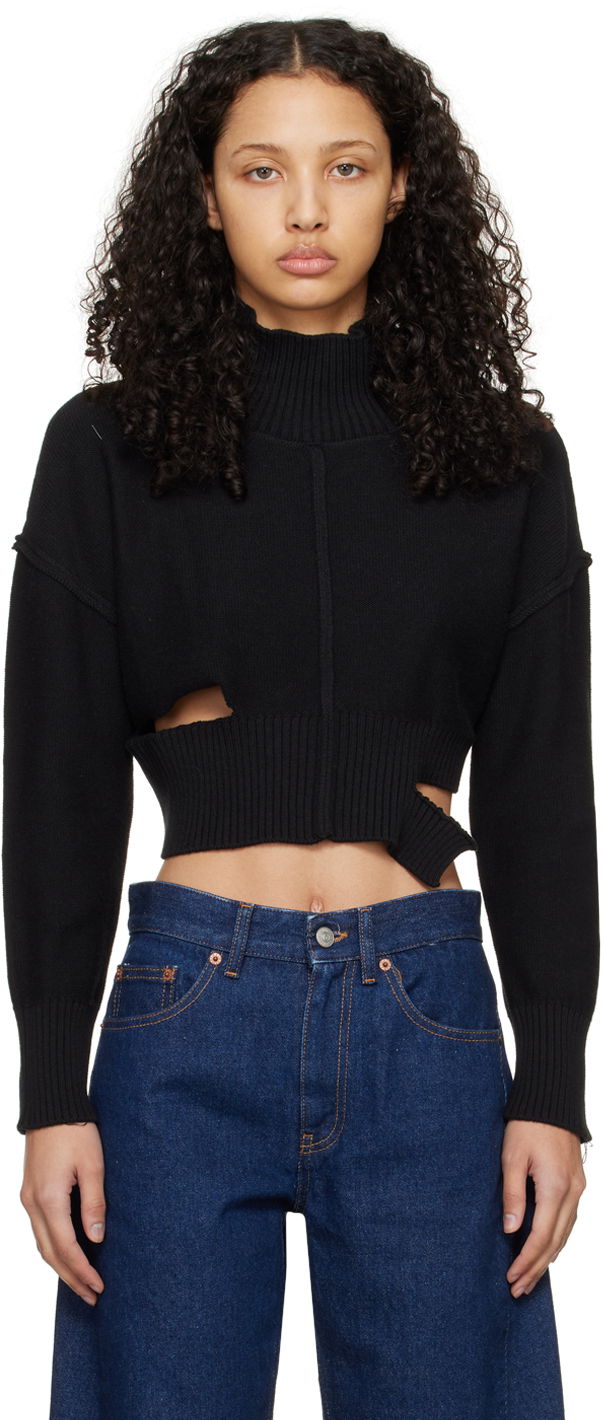 Sweater Maison Margiela MM6 Boxy Sweater Sort | S52HA0285 S18444