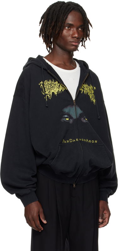 Sweatshirt VETEMENTS Vetements Cradle of Filth 'Pandaemonaeon' Zip-Up Hoodie Sort | UCF76ZU550B, 1