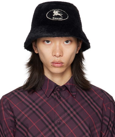 Hat Burberry Burberry Knight Stamp Faux Fur Bucket Hat Sort | 8114048, 0