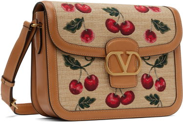 Håndtaske Valentino Valentino Garavani 9to5 Mini Cherryfic Shoulder Bag Beige | 6W0B0R15IXM, 1