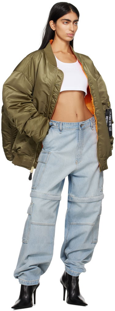 Tanktop VETEMENTS Embroidered Cropped Tank Top Hvid | VL20TR320W, 3
