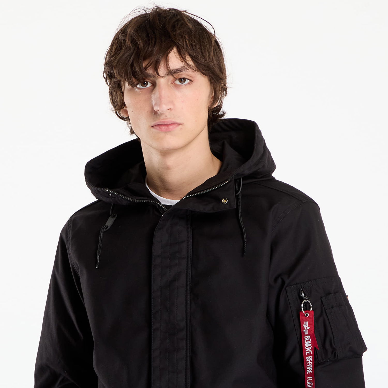 Parka Alpha Industries Jacket Studio M-51 Fishtail Backprint (2in1) Sort | 258112-03, 1