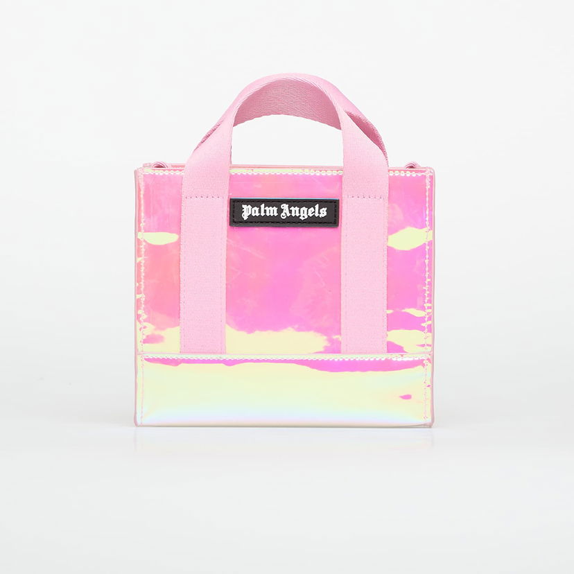 Mulepose Palm Angels Iridescent Mini Tote Lyserød | PGNA003F25FAB0018110