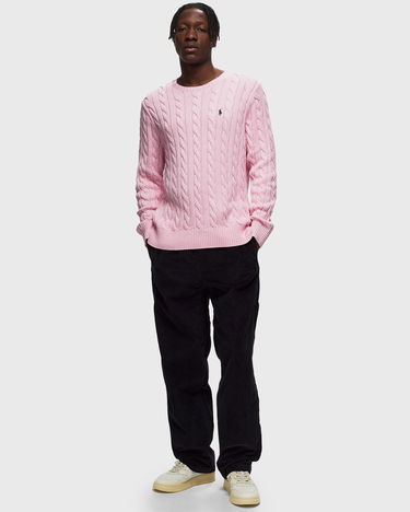 Sweater Polo by Ralph Lauren LS DRIVER CN-LONG SLEEVE-PULLOVER Lyserød | 710775885027, 1