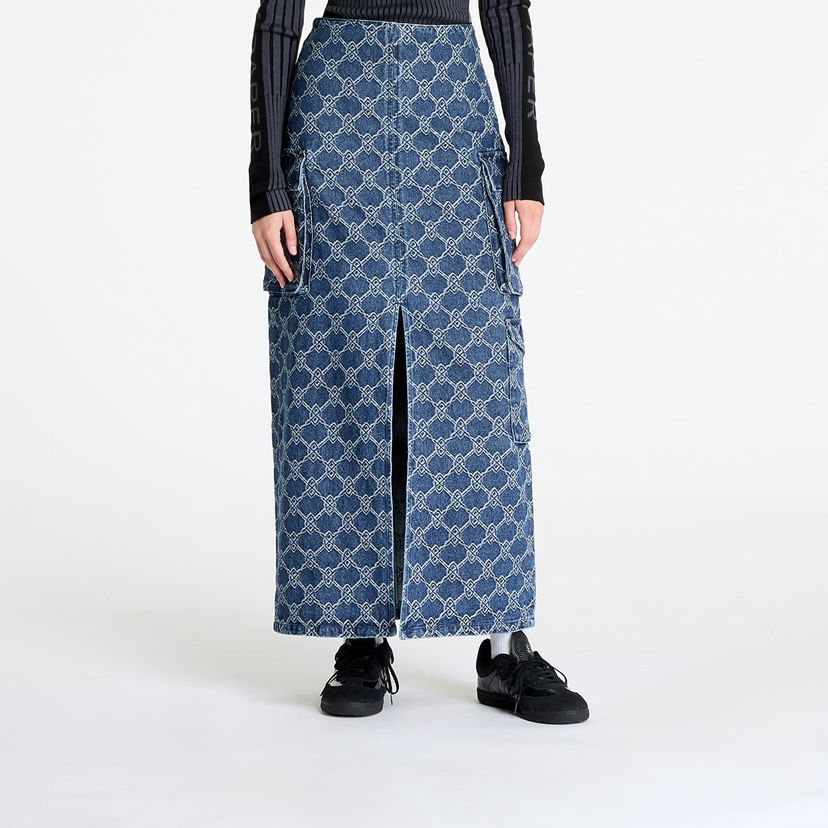 Nederdel DAILY PAPER Skirt Zora Denim Cargo Skirt Blue Blå | 2421066