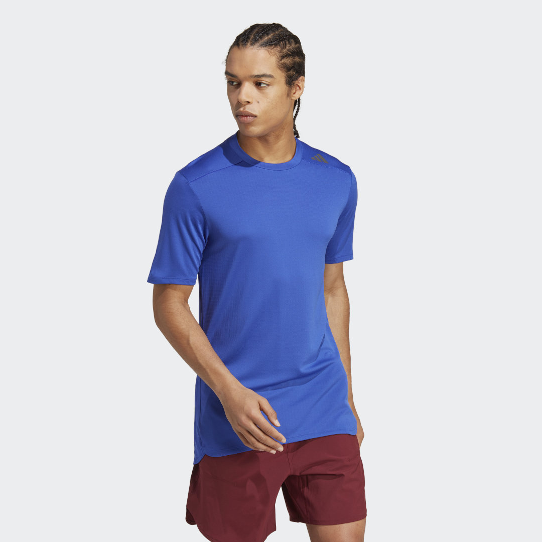 T-shirt adidas Originals Designed 4 Training HEAT.RDY HIIT Training Blå | IB9094, 0
