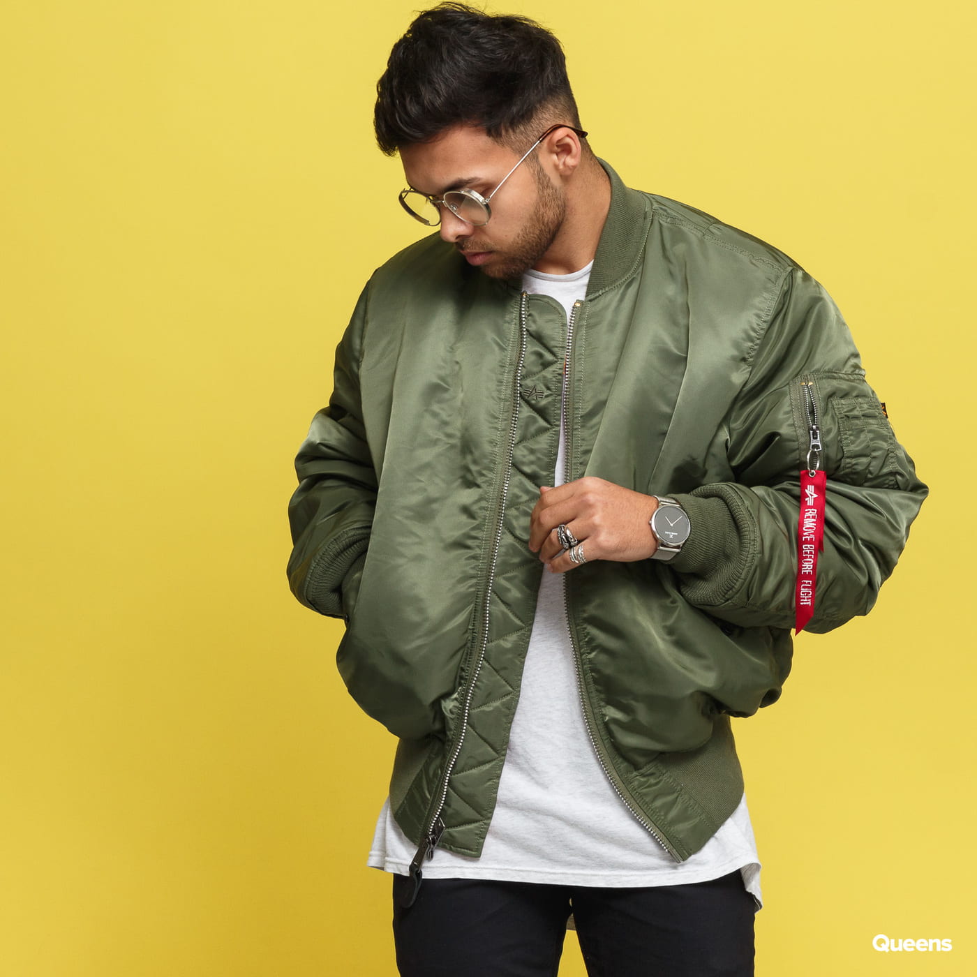 Bomberjakke Alpha Industries MA - 1 Grøn | 100101 01, 0