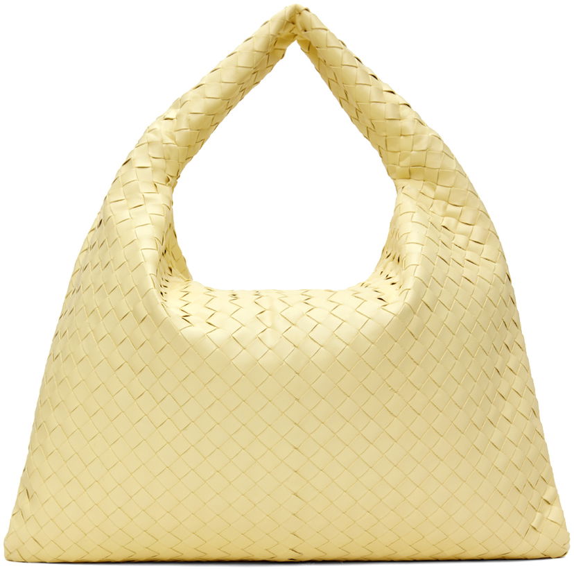 Mulepose Bottega Veneta Large Woven Leather Tote Bag Gul | 763970 V3IV1