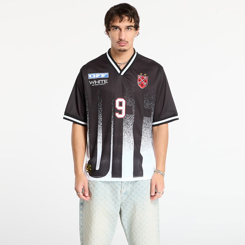 Jersey Off-White Big Off Gradient Soccer S/S Tee Flerfarvet | OMAD00SF25JER0041001