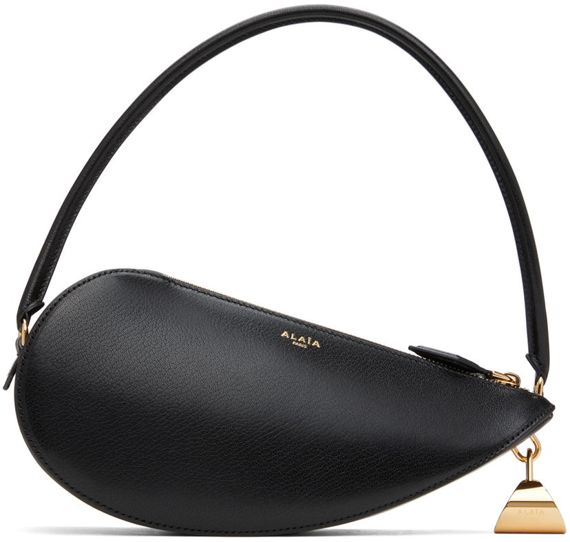 Tøj Alaïa ALAÏA Black 'Le Demi-Cœur' Bag Sort | AA1S03436CA212