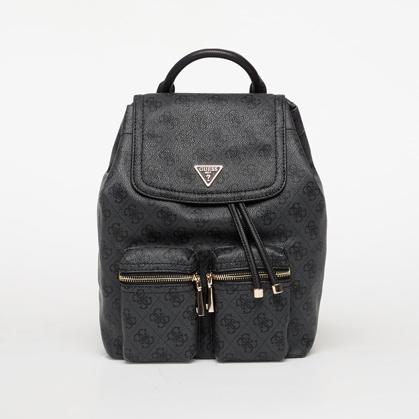 Rygsæk GUESS Manhattan Ii Flap Backpack Logo Sort | HWSG7118310-CLO