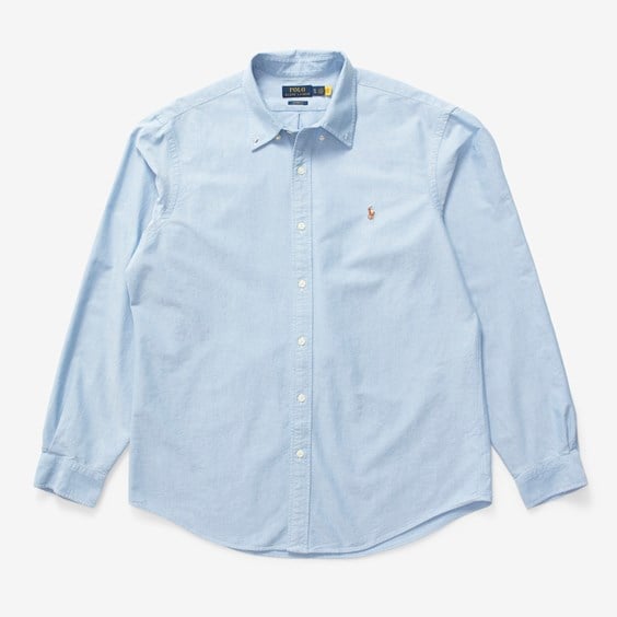 Skjorte Polo by Ralph Lauren Custom Fit Oxford Shirt Blå | 710792041002, 0